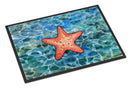 Starfish Doormat Indoor Outdoor 18H X 27W Front Door Mat Rugs for Entryway, Non Slip Washable