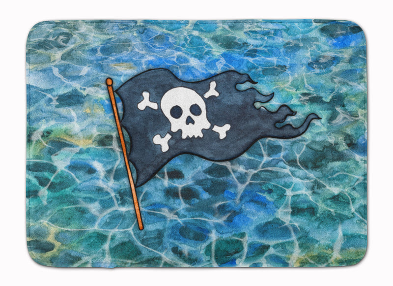 Pirate Flag Machine Washable Memory Foam Mat BB5342RUG