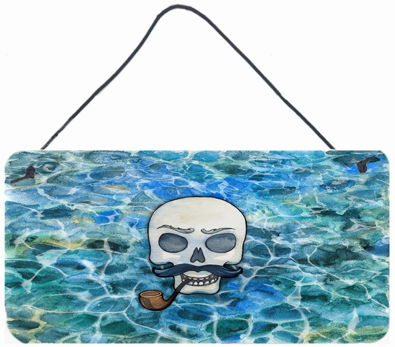 Skeleton Skull Pirate Wall or Door Hanging Prints BB5345DS812