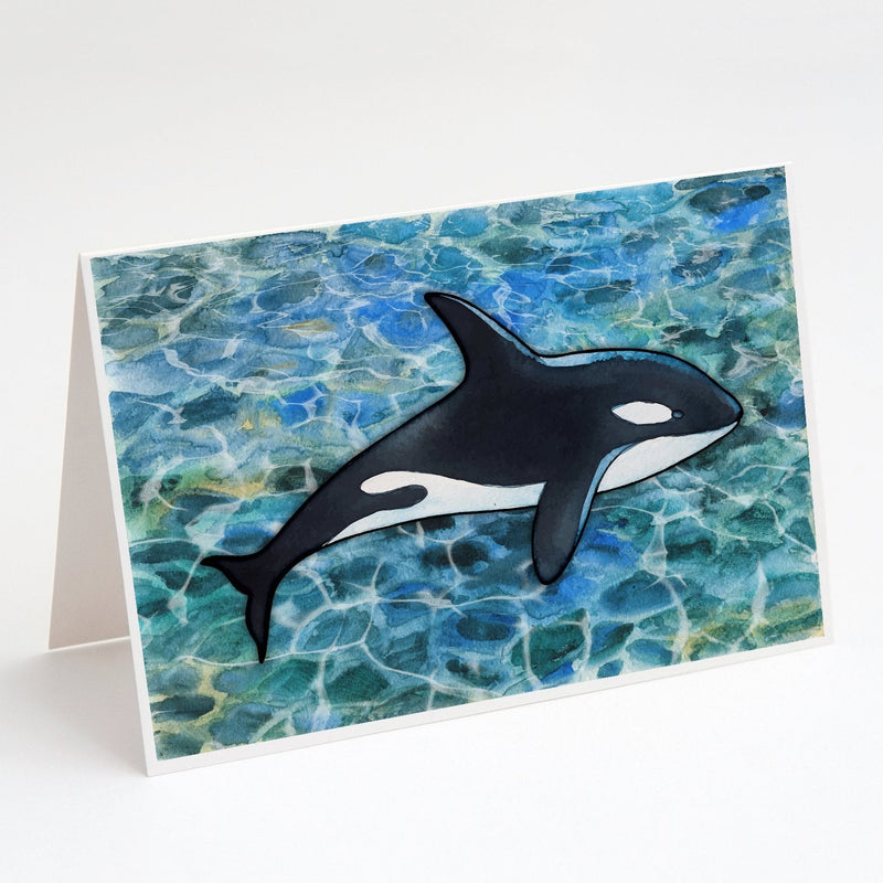 Killer Whale Orca Greeting Cards and Envelopes Pack of 8