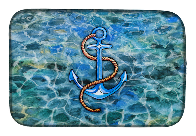 Anchor Dish Drying Mat – Absorbent, Artistic Kitchen Essentials BB5350DDM
