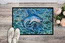 Shark Doormat Indoor Outdoor 18H X 27W Front Door Mat Rugs for Entryway, Non Slip Washable