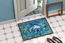 Shark Doormat Indoor Outdoor 18H X 27W Front Door Mat Rugs for Entryway, Non Slip Washable