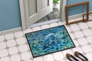 Dolphin Doormat Indoor Outdoor 18H X 27W Front Door Mat Rugs for Entryway, Non Slip Washable