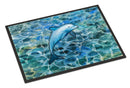 Dolphin Doormat Indoor Outdoor 18H X 27W Front Door Mat Rugs for Entryway, Non Slip Washable