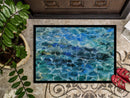 Eel Under water Doormat Indoor Outdoor 18H X 27W Front Door Mat Rugs for Entryway, Non Slip Washable