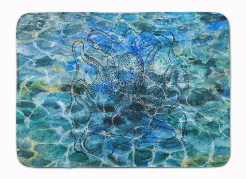 Octopus Under water Machine Washable Memory Foam Mat BB5362RUG