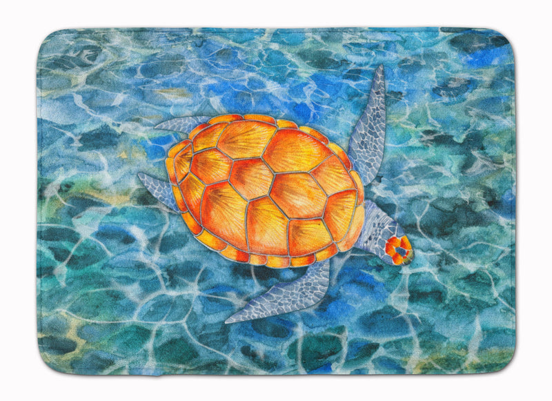 Sea Turtle Machine Washable Memory Foam Mat BB5364RUG