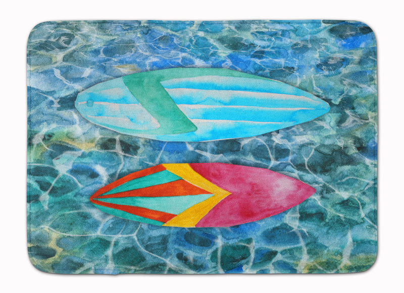 Surf Boards on the Water Machine Washable Memory Foam Mat BB5366RUG