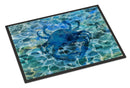 Blue Crab Under Water Doormat - 24x36 Decorative Floor Mat – Indoor/Outdoor Rug with Artistic Flair BB5369JMAT