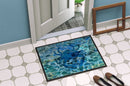 Blue Crab Under Water Doormat - 18x27 Decorative Floor Mat – Indoor/Outdoor Rug with Artistic Flair BB5369MAT