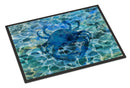 Blue Crab Under Water Doormat - 18x27 Decorative Floor Mat – Indoor/Outdoor Rug with Artistic Flair BB5369MAT