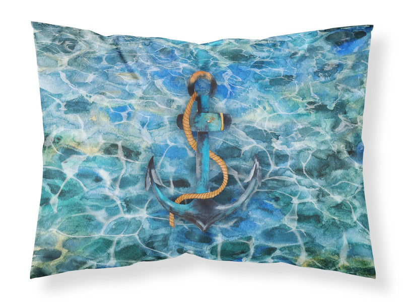 Anchor and Rope Fabric Standard Pillowcase – Artistic Decorative Front, White Back BB5370PILLOWCASE