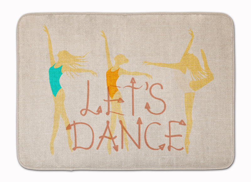 Let's Dance Linen Light Machine Washable Memory Foam Mat BB5376RUG