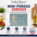 Dancing is Like Dreaming Cutting Board Tempered Glass Kitchen Cutting Surface, Heat Resistant Chopping, Non-Slip Feet, Food Prep & Serving