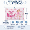Ballet Brown Short Hair Standard Pillowcase Lightweight Super Soft Easy Care Decorative Artwork Pillowcase, Standard