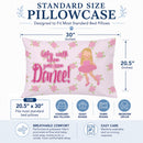 Ballet Long Blonde Hair Standard Pillowcase Lightweight Super Soft Easy Care Decorative Artwork Pillowcase, Standard