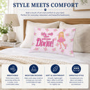 Ballet Long Blonde Hair Standard Pillowcase Lightweight Super Soft Easy Care Decorative Artwork Pillowcase, Standard