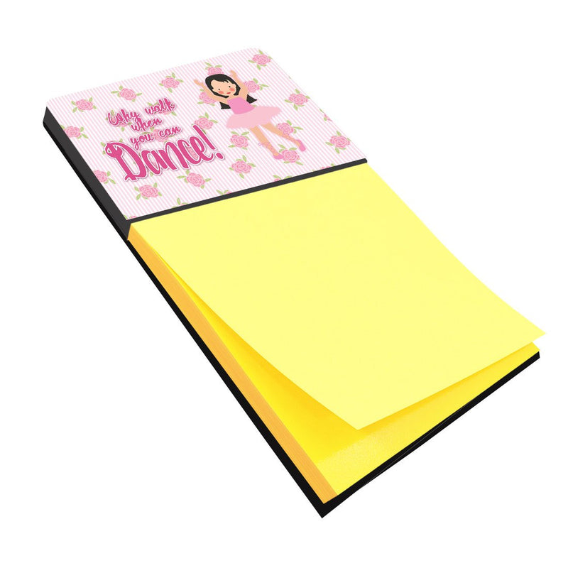 Ballet Long Dark Hair Sticky Note Holder BB5388SN