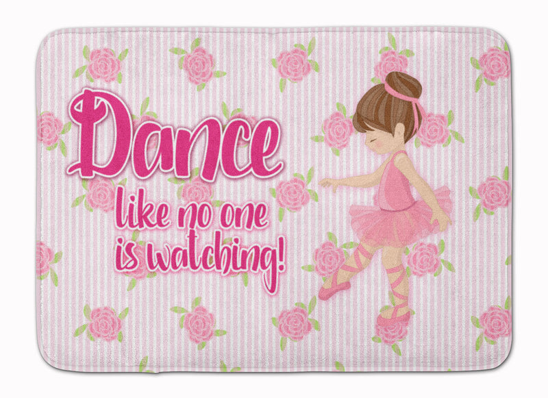 Ballet Dance Brunette Machine Washable Memory Foam Mat BB5390RUG