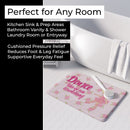 Ballet Dance Blonde Memory Foam Kitchen Mat Machine Washable Anti-Fatigue Cushion Comfort Bath or Kitchen Rug