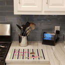 Ballet Dance is my Life Brunette Cutting Board Tempered Glass Kitchen Cutting Surface, Heat Resistant Chopping, Non-Slip Feet, Food Prep & Serving