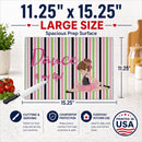 Ballet Dance is my Life Brunette Cutting Board Tempered Glass Kitchen Cutting Surface, Heat Resistant Chopping, Non-Slip Feet, Food Prep & Serving