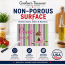 Ballet Dance is my Life Brunette Cutting Board Tempered Glass Kitchen Cutting Surface, Heat Resistant Chopping, Non-Slip Feet, Food Prep & Serving