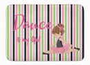 Ballet Dance is my Life Brunette Memory Foam Kitchen Mat Machine Washable Anti-Fatigue Cushion Comfort Bath or Kitchen Rug