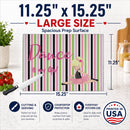 Ballet Dance is my Life Blonde Cutting Board Tempered Glass Kitchen Cutting Surface, Heat Resistant Chopping, Non-Slip Feet, Food Prep & Serving