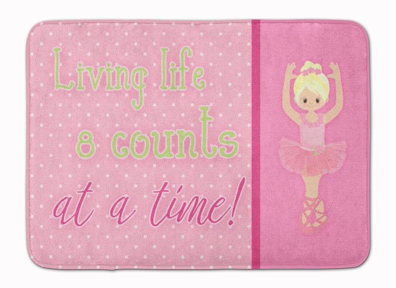 Ballet in 8 Counts Blonde Machine Washable Memory Foam Mat BB5397RUG