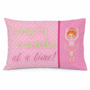 Ballet in 8 Counts Red Hair Standard Pillowcase Lightweight Super Soft Easy Care Decorative Artwork Pillowcase, Standard