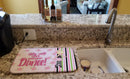 Ballet Dance Stripes Blonde Dish Drying Mat Absorbent Dish Drying Mat Pad for Kitchen Counter Dish Drainer Mat for Countertop, 14 x 21", Multicolor