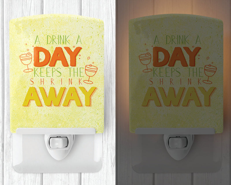 A Drink a Day Ceramic Night Light BB5422CNL