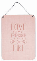 Love is a Friendship Wall or Door Hanging Prints BB5459DS1216