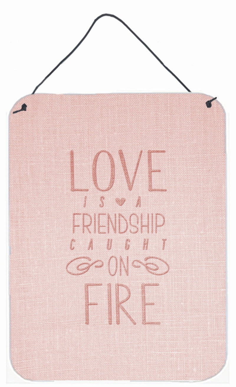 Love is a Friendship Wall or Door Hanging Prints BB5459DS1216