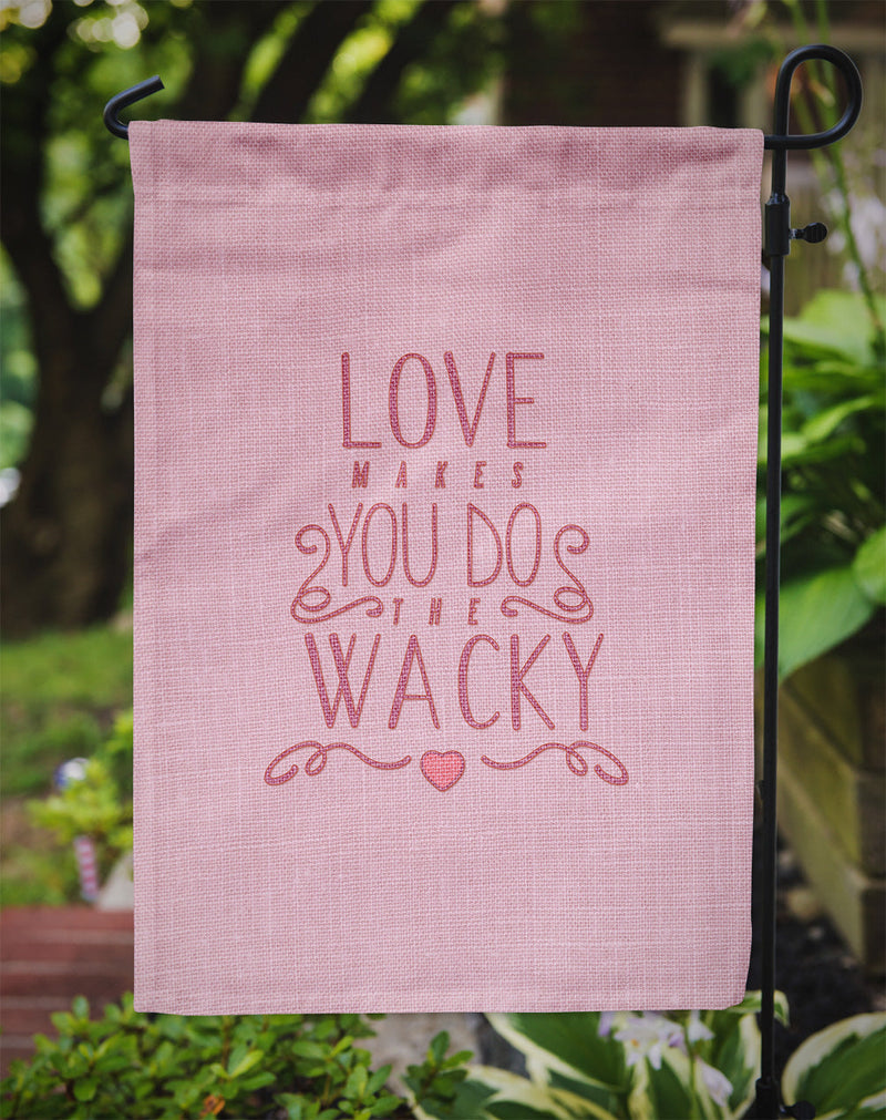 Love Makes You Do The Wacky Flag Garden Size BB5460GF