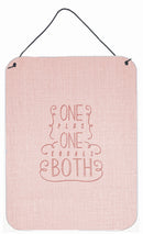 One Plus One Equals Both Wall or Door Hanging Prints BB5461DS1216