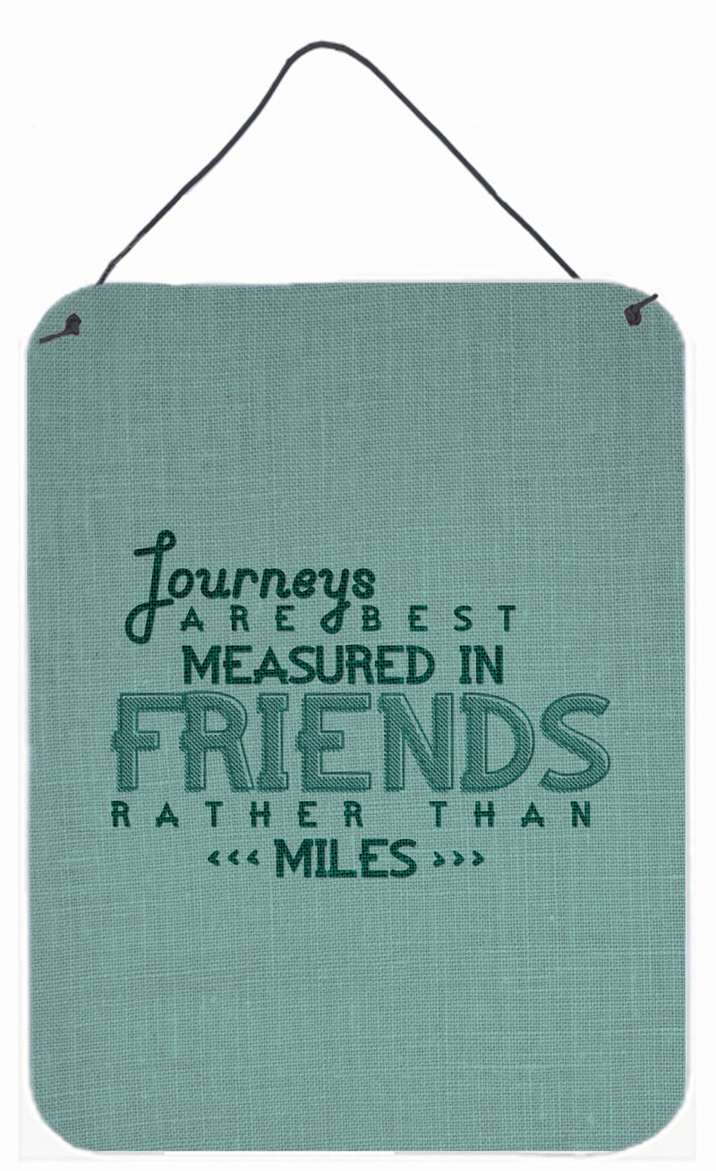 Journeys Are Measured in Friends Wall or Door Hanging Prints BB5462DS1216