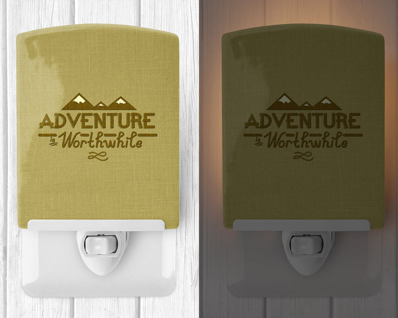 Adventure is Worthwhile Ceramic Night Light BB5467CNL