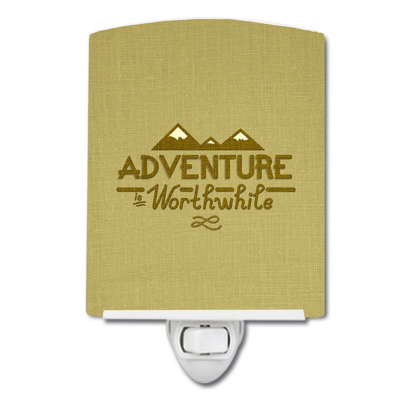 Adventure is Worthwhile Ceramic Night Light BB5467CNL