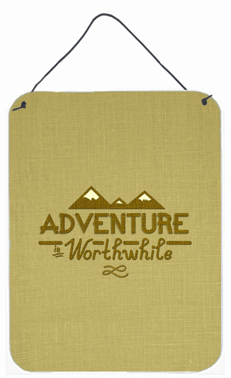 Adventure is Worthwhile Wall or Door Hanging Prints BB5467DS1216