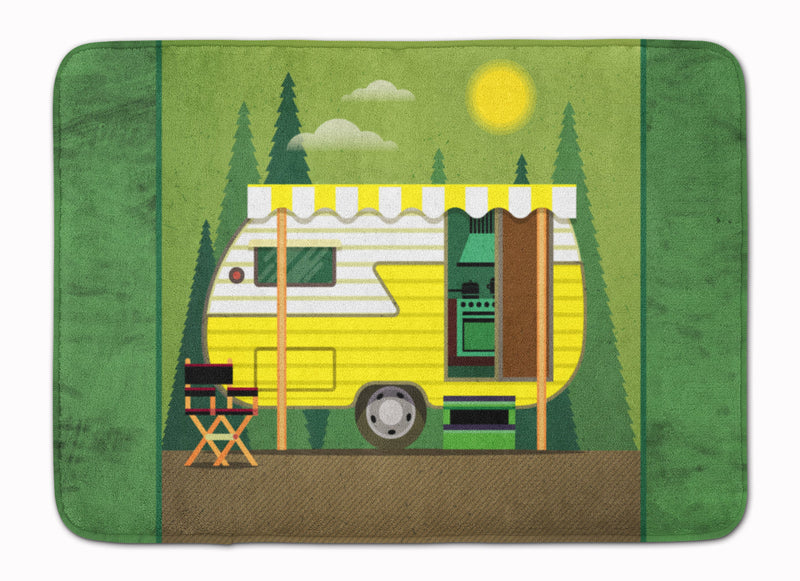 Greatest Adventure Retro Camper Machine Washable Memory Foam Mat BB5478RUG