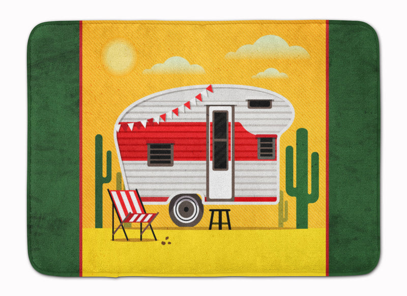 Greatest Adventure Retro Camper Desert Machine Washable Memory Foam Mat BB5479RUG