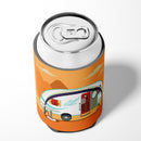 Greatest Adventure New Camper Can or Bottle Hugger Cooler Sleeve for Standard 12 oz Cans, Insulated Foam Beer & Soda Can Hugger Reusable