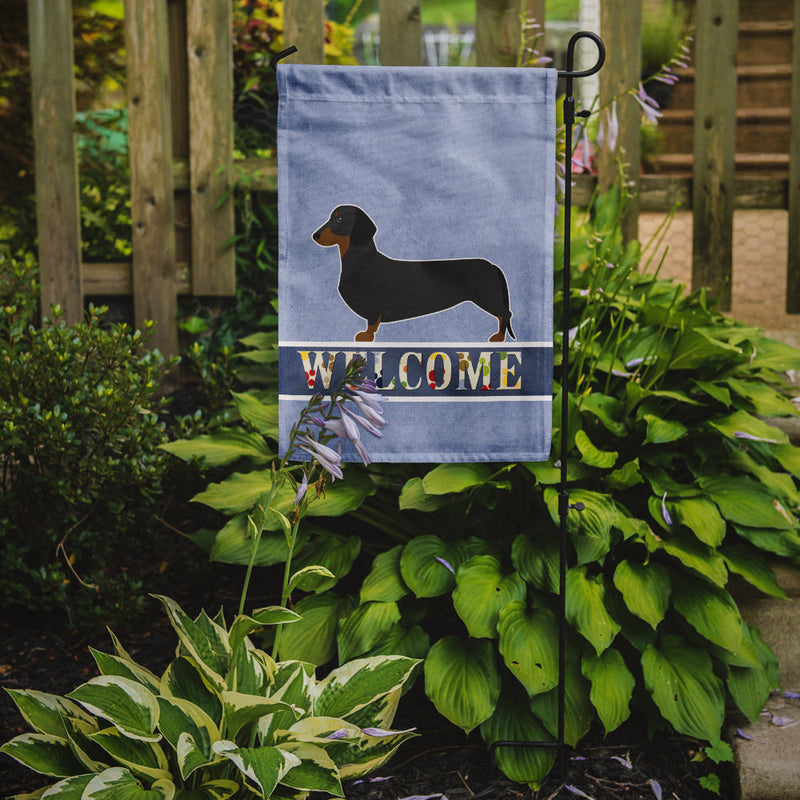 Dachshund Welcome Flag Garden Size BB5486GF