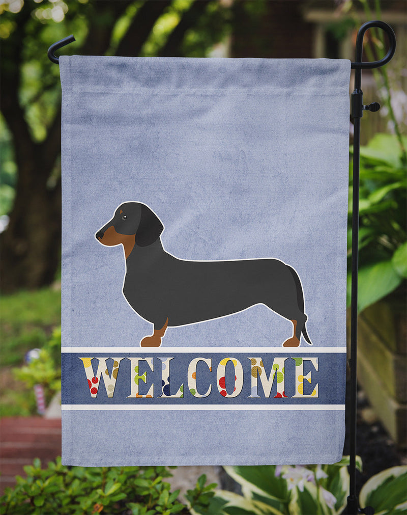 Dachshund Welcome Flag Garden Size BB5486GF