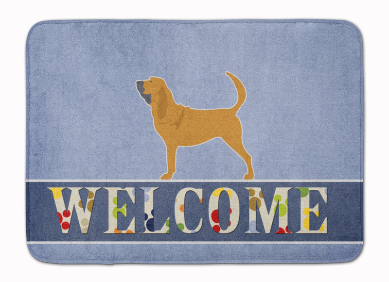 Bloodhound Welcome Machine Washable Memory Foam Mat BB5488RUG