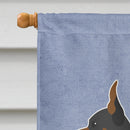 Toy Fox Terrier Welcome House Flag 28x40 Porch Sleeve Pole Decorative Outside Yard Banner Artwork Wall Hanging, Polyester