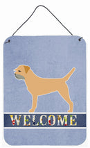Border Terrier Welcome Wall or Door Hanging Prints BB5493DS1216